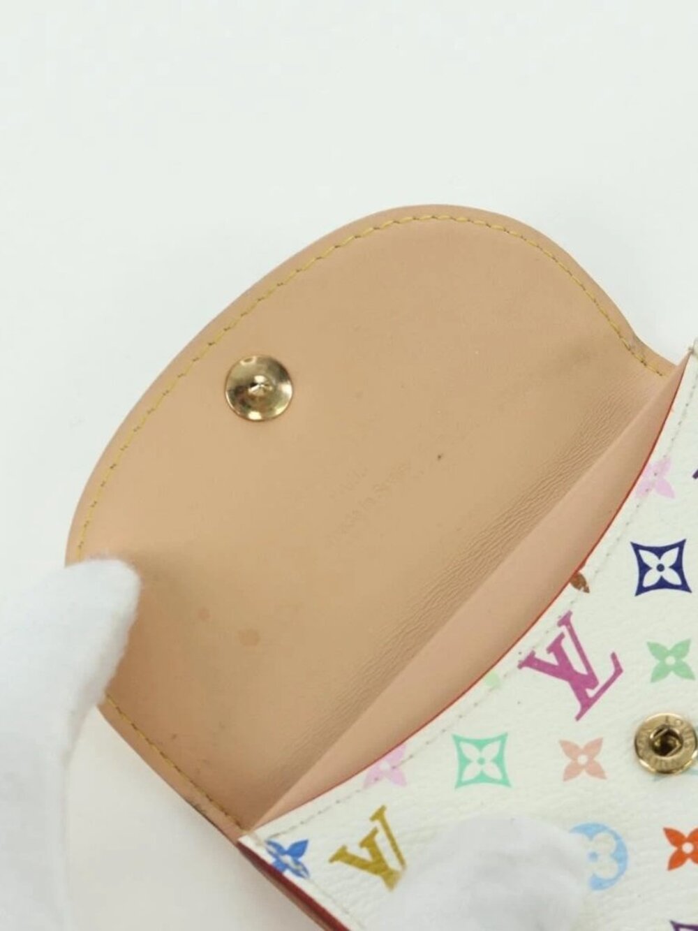 LOUIS VUITTON Multicolor Anvelop Cult De Vuitto Card Case M66557 LV Auth 173397A - Picture 7 of 14